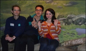 Paul, Victor and Rachel in the Discovery Centre