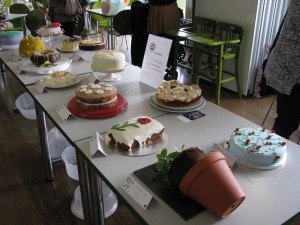 Full cake display