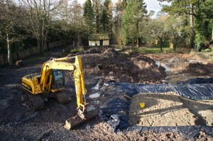 New Reedbed Construction at 14/02/13