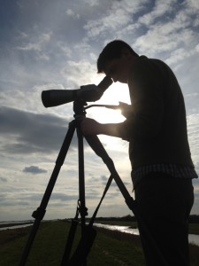 Volunteer water bird counter