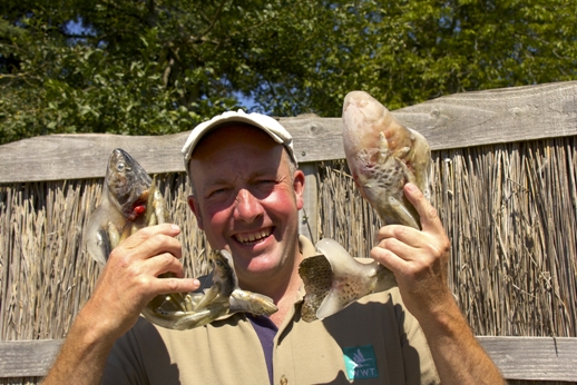 John Crooks with the Fish Lollies