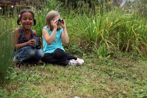 Enjoying time in nature is a new experience for many pupils