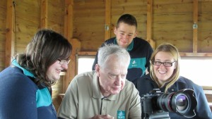 Wildlife filming training session