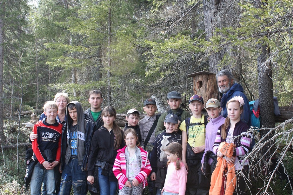 Children from the Onezhsky Sledopyt Club (Andrey Volkov) 