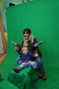 Family on green screen by Adam Finch