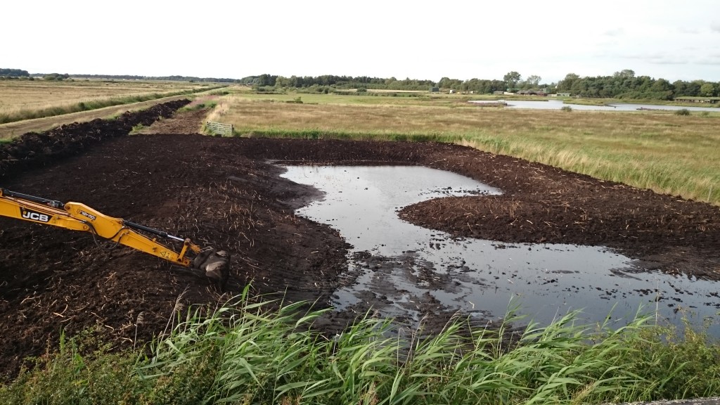 New Scrape viewed from the UU Hide over looking the Mere