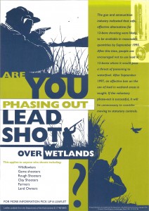 The Government attempted a voluntary phase-out in the 1990s but it didn't work (Dept of Environment poster)