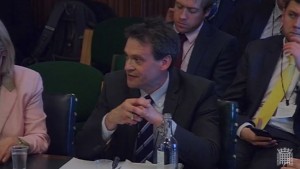 Kevin Peberdy giving evidence to the EFRA Committee