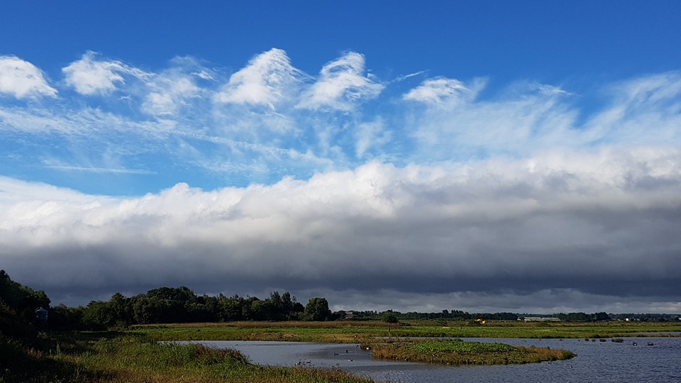 Partial Kelvin-Helmholtz wave.