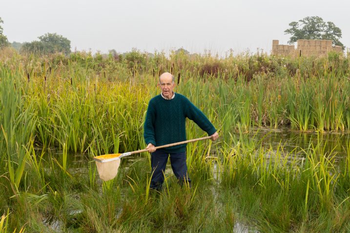 Richard Waddingham at Manor Farm.