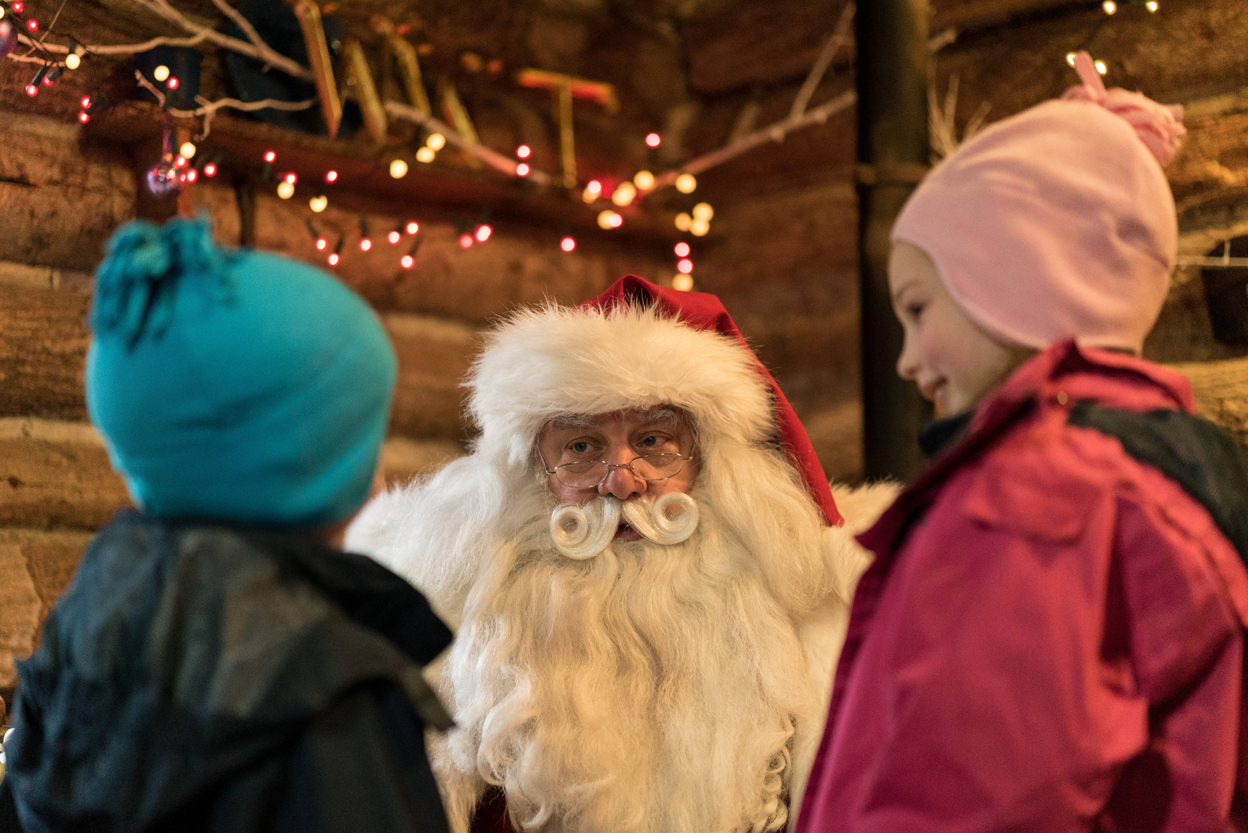 Santa with children