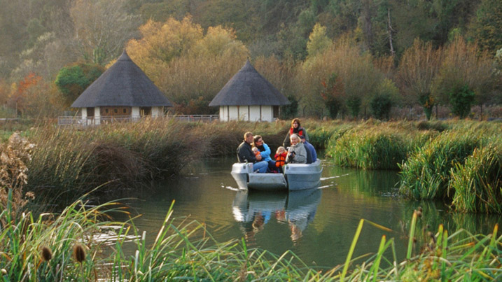 Boat Safari in autumn at WWT Arundel Wetland Centre