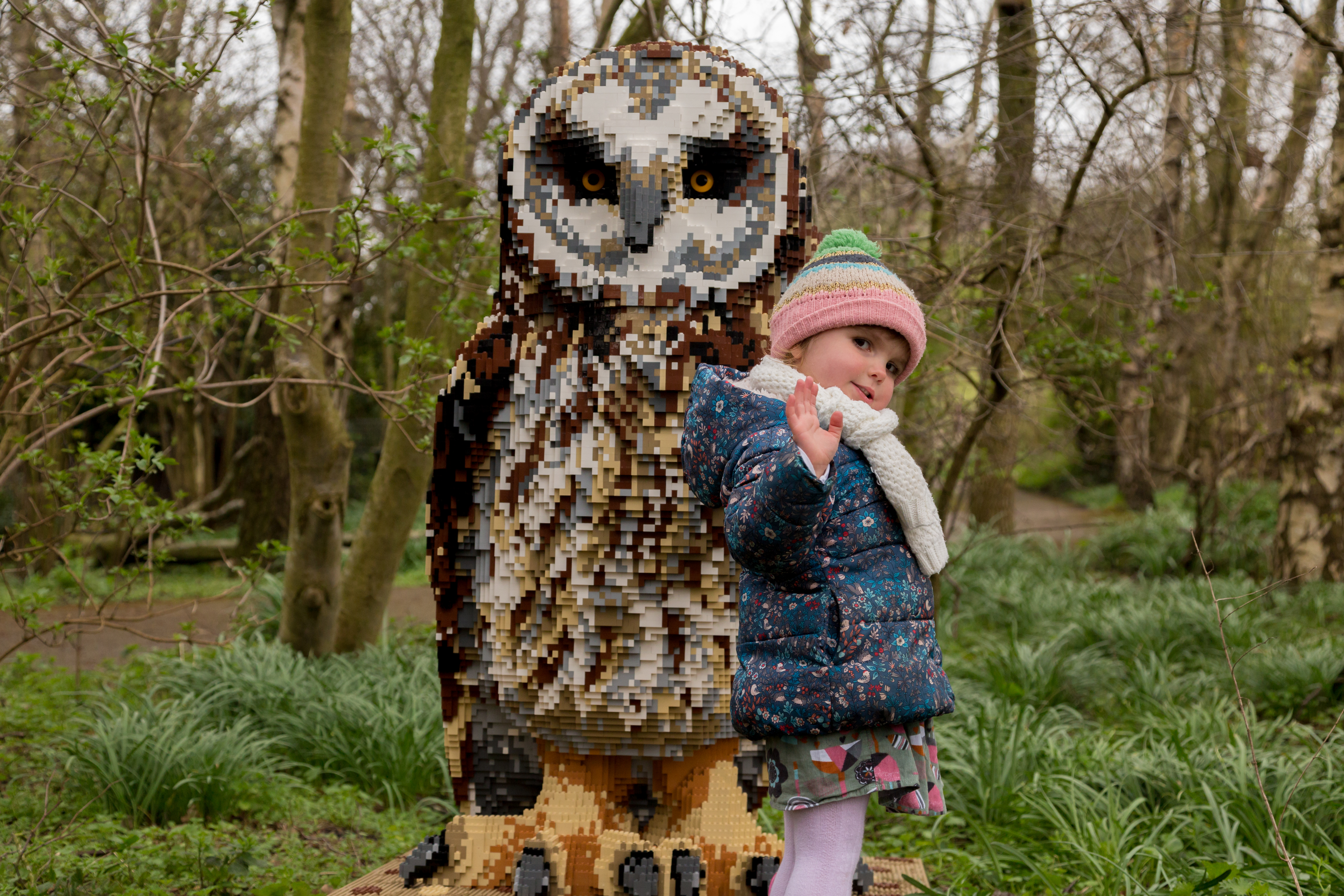 View: LEGO® brick animal trail