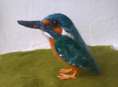 Needle Felted Kingfisher Workshop