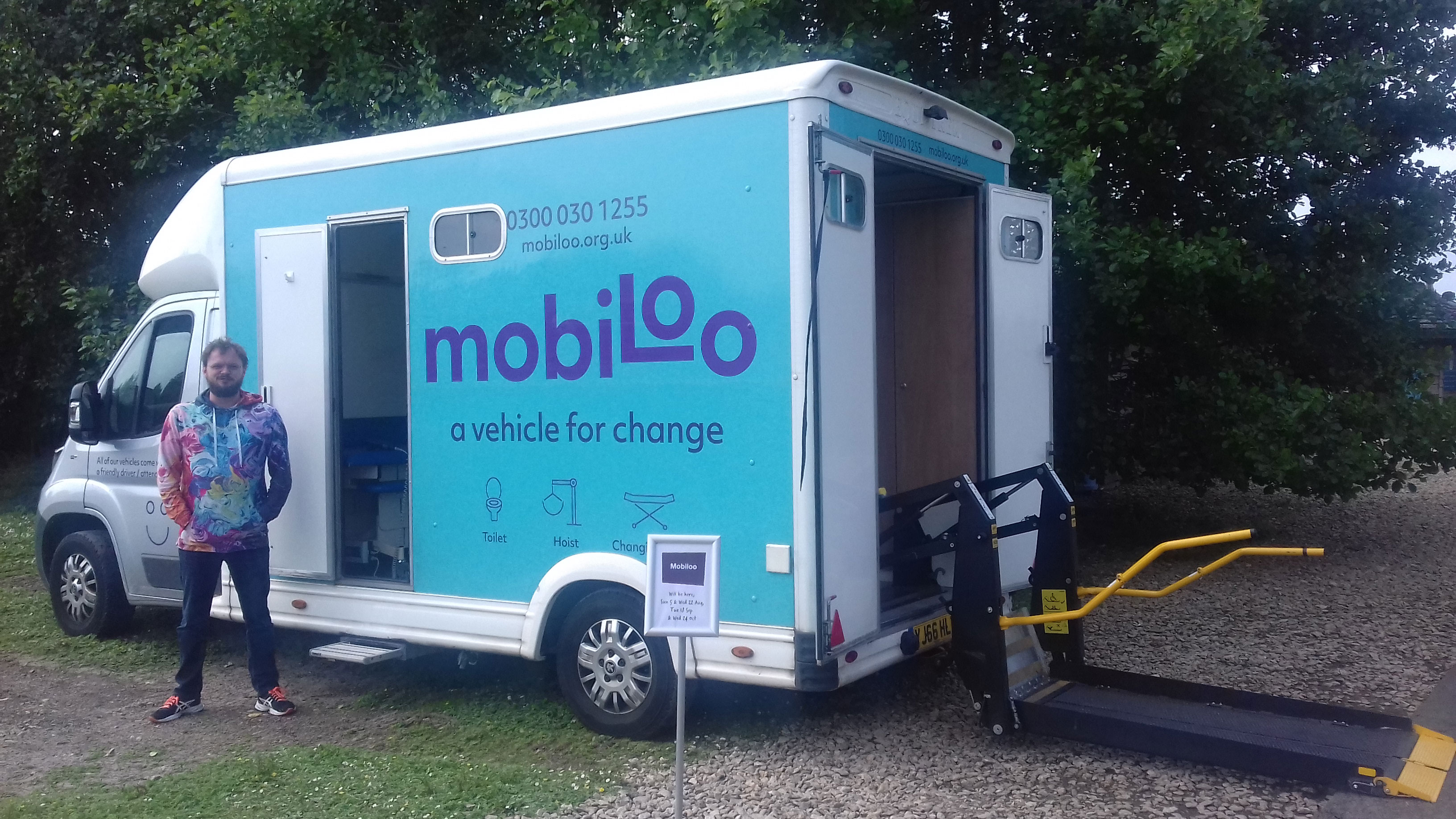 View: Mobiloo at WWT Slimbridge