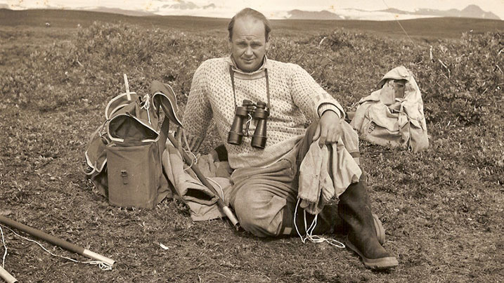 Sir Peter Scott, founding contributor of the Red List