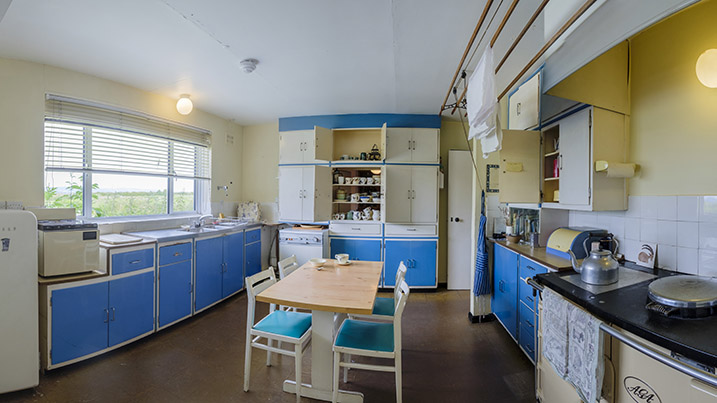 Scott House Museum kitchen
