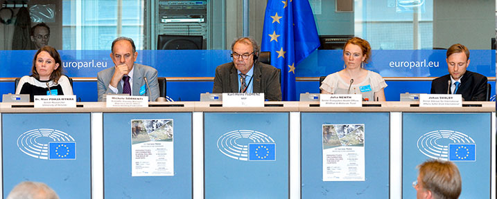 Dr. Julia Newth at EU Parliament