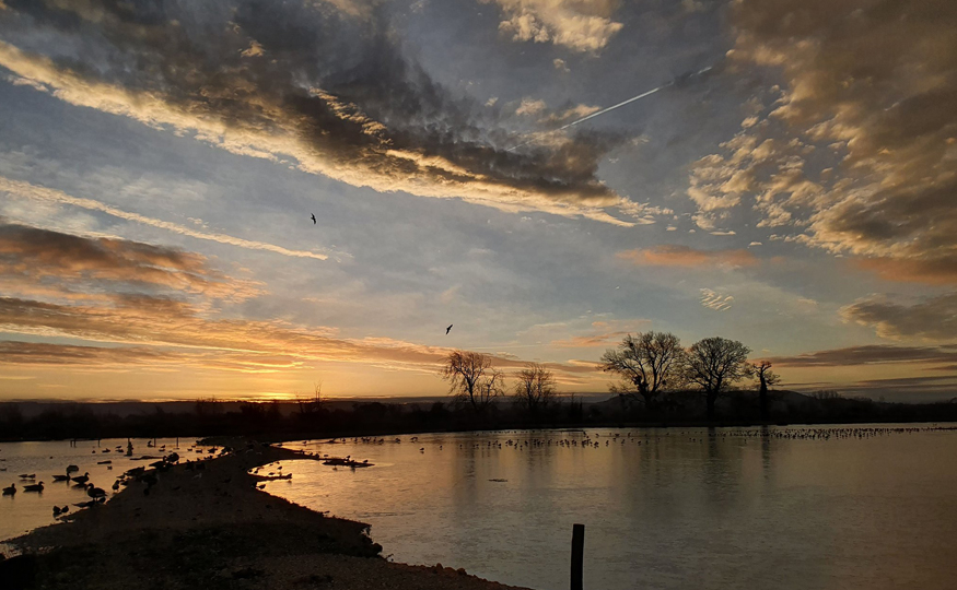 A cold start to the day