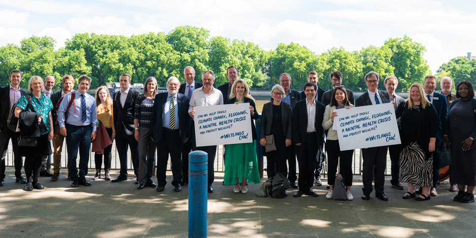 Group photo of the APPG for Wetlands