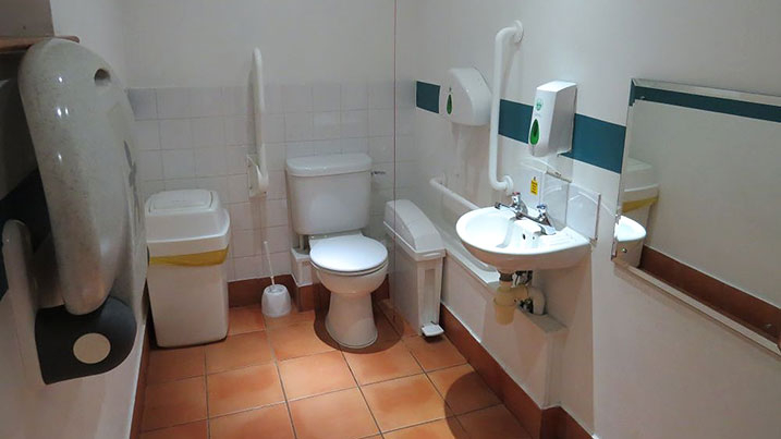 Image of our accessible toilets