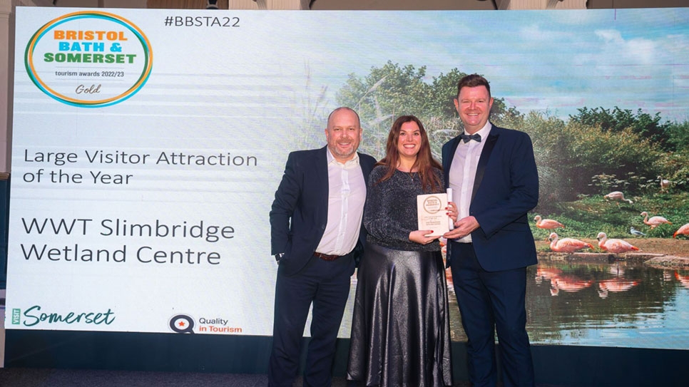 WWT Slimbridge wins Gold and Silver at the Bristol, Bath and Somerset Tourism Awards 2022