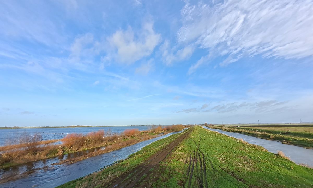Welney wetlands still open despite flooded road