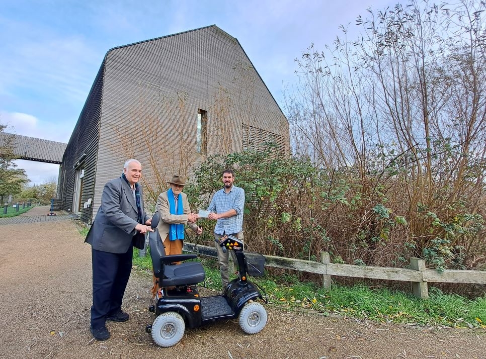 Electric scooter improves accessibility