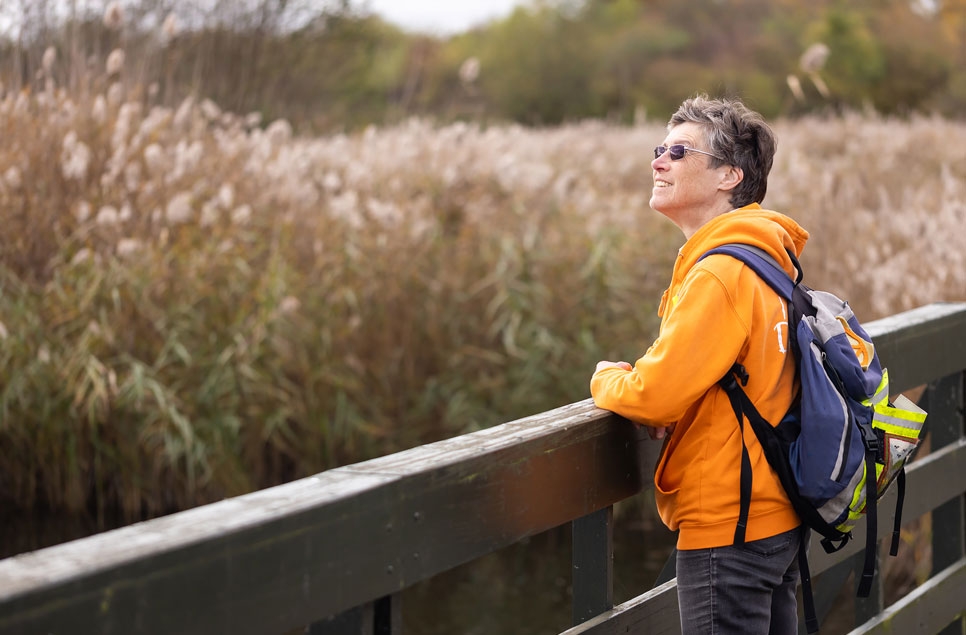 The wetland visits helping treat anxiety and depression