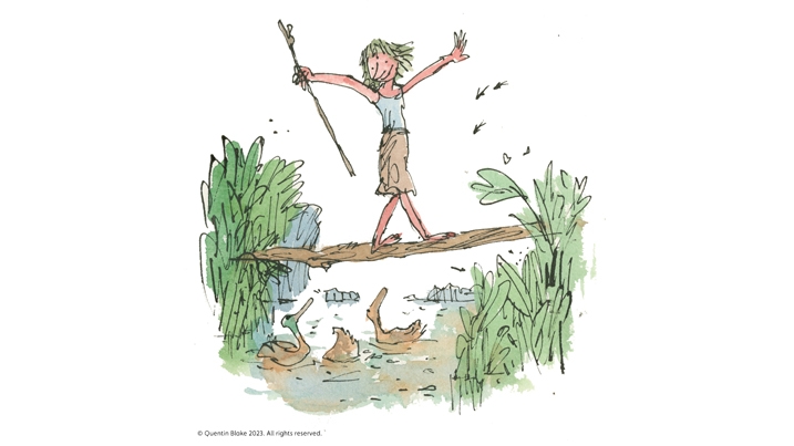 Quentin Blake art draws people to WWT Castle Espie