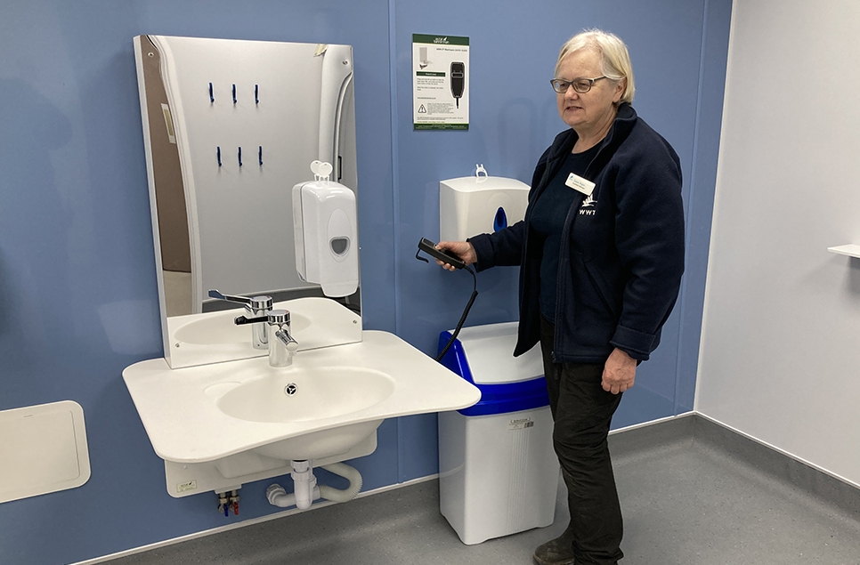 Changing places toilet opens Sat 27 May
