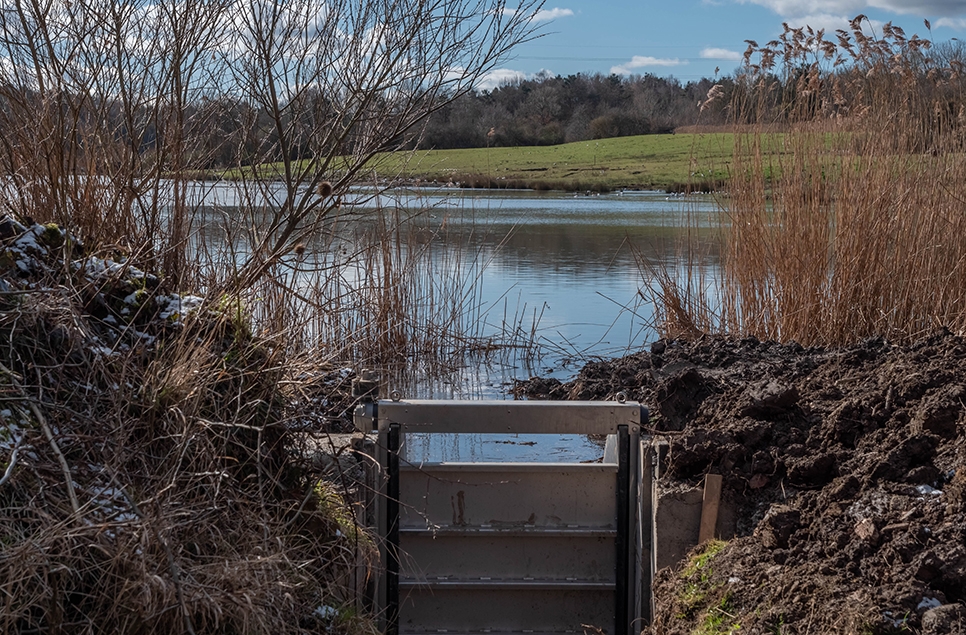 Anti-flood technology helps protect wildlife on Wader Lake