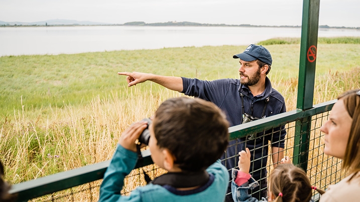 Wild Safari with Slimbridge Reserve Warden, looking onto the Severn Estuary