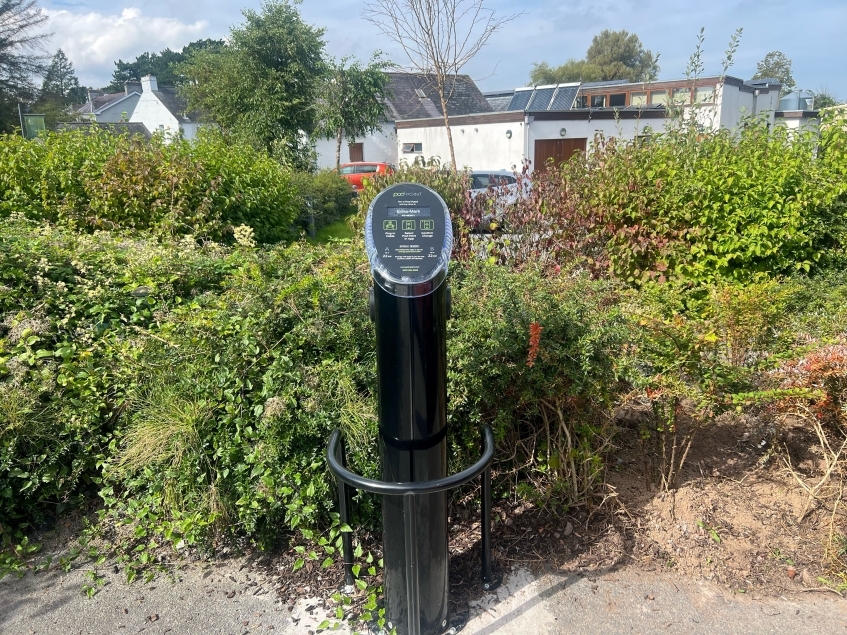 New EV charge points at WWT Castle Espie