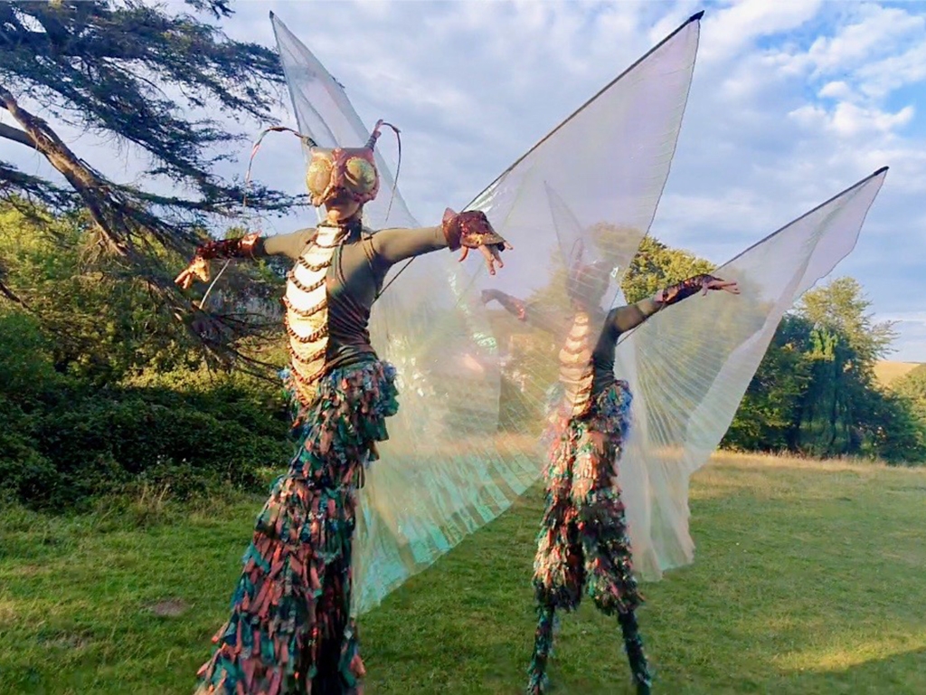 Dragonfly Stilt Walkers