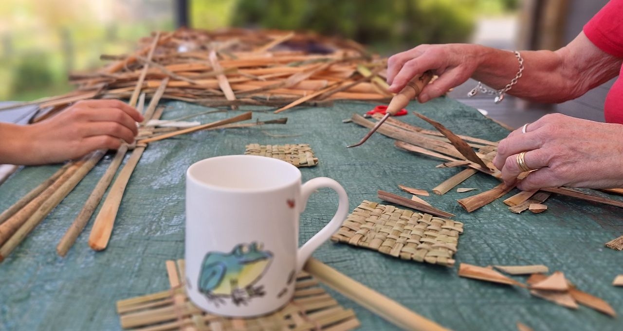 Wetland Wellbeing Workshop- Weave with Bullrush