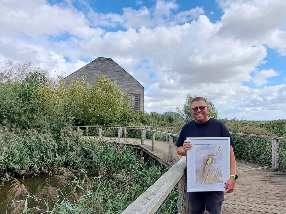 Martin Gibbons in our cafe gallery