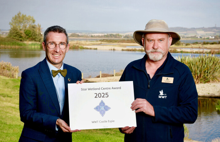 WWT Castle Espie shines on world stage with Prestigious Global Wetland Star Award