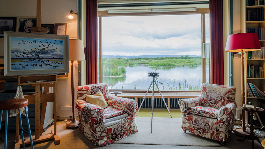 Inside Sir Peter Scott's home