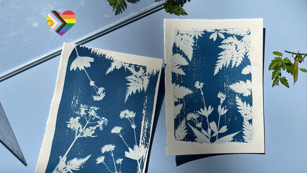 View: Queer Ecology Cyanotype Printing Workshop