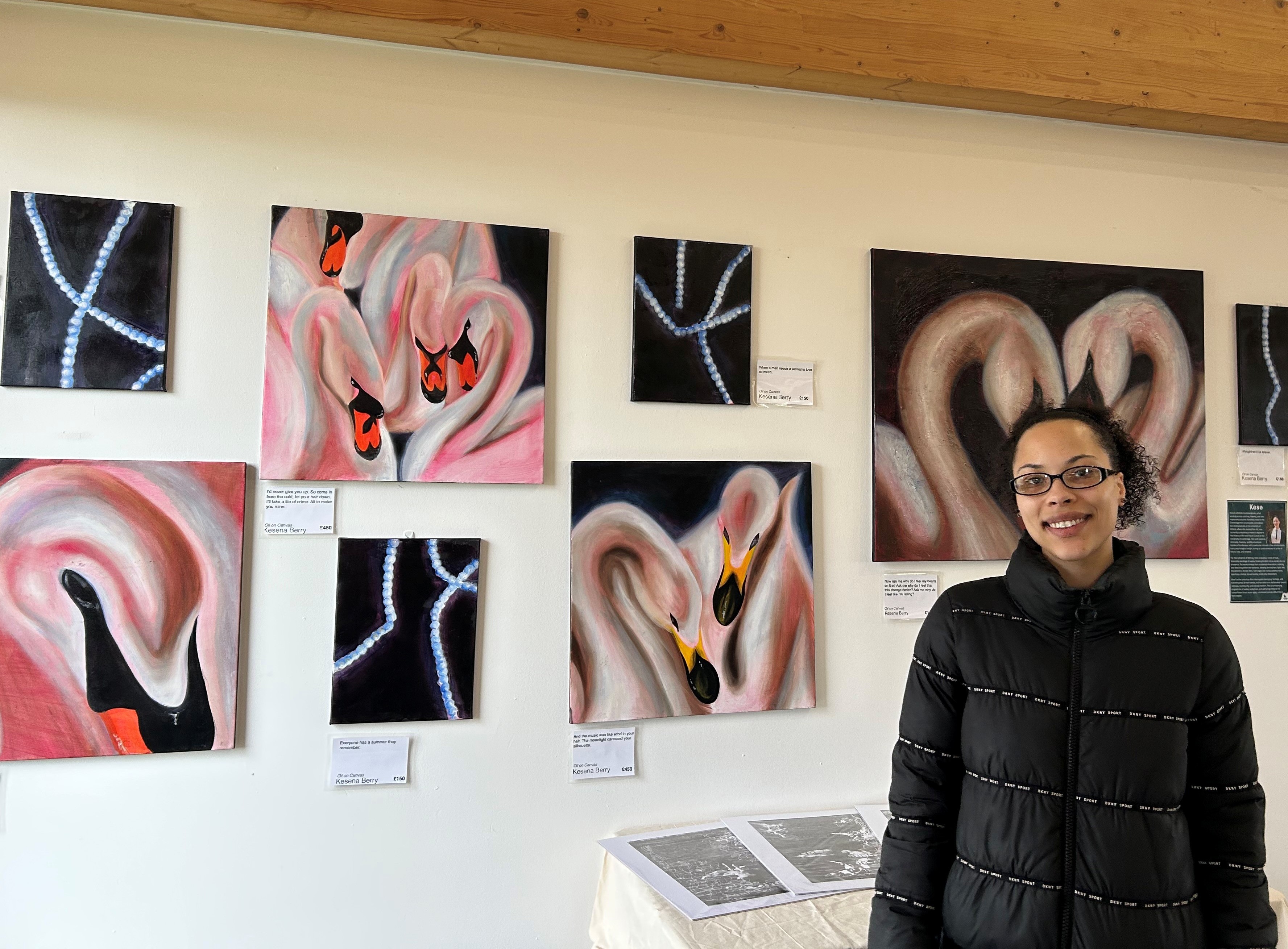 Kese Berry artwork in our cafe