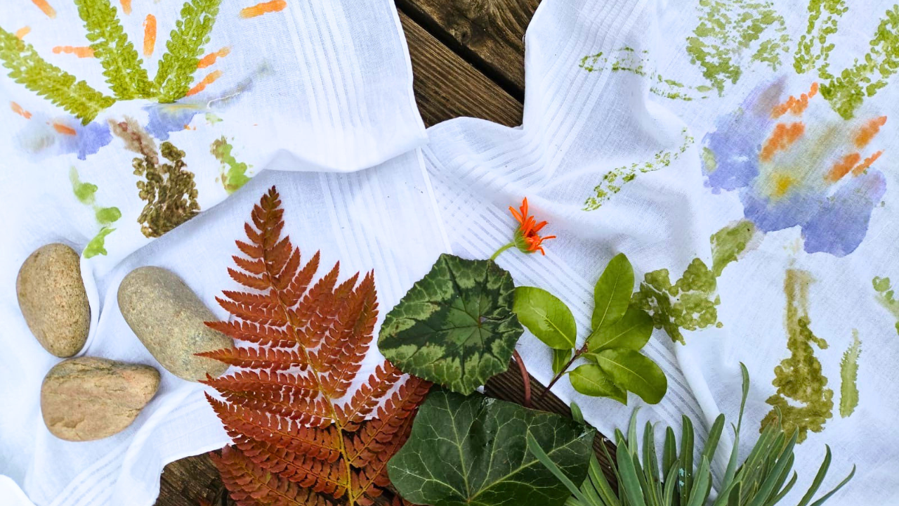 Wetland Wellbeing Workshop - Hapa Zome Printing