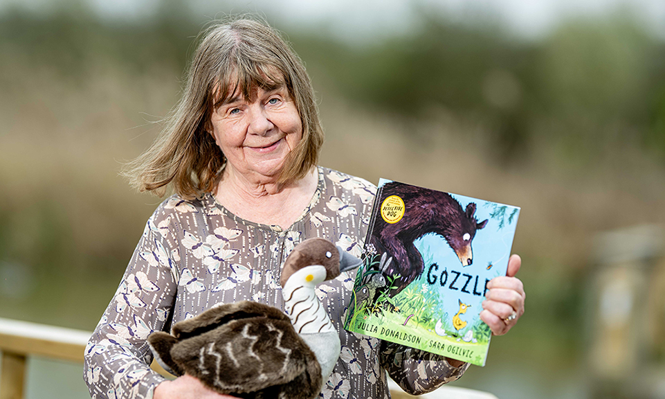 Julia Donaldson launches spring Gozzle trail at WWT Arundel Wetland Centre