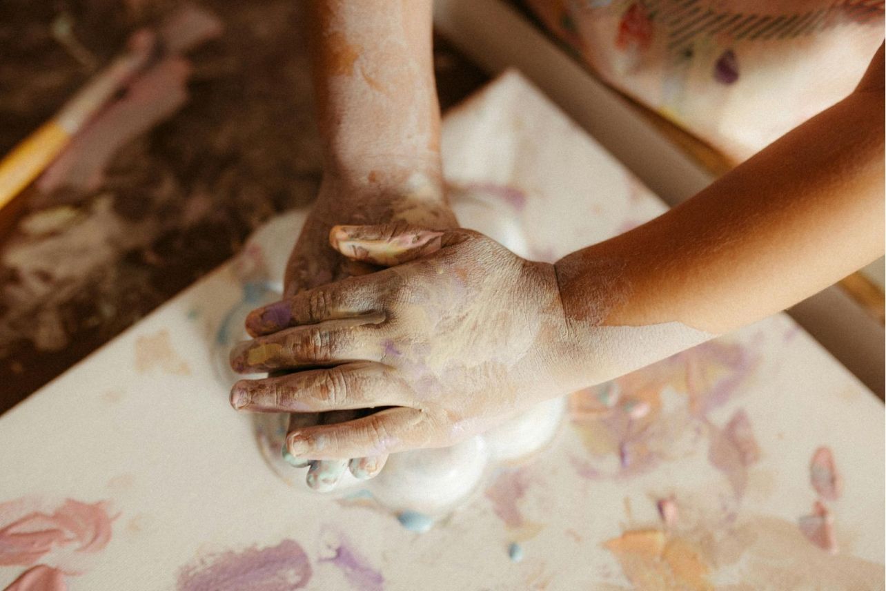 Clay saltmarsh bubbles workshop