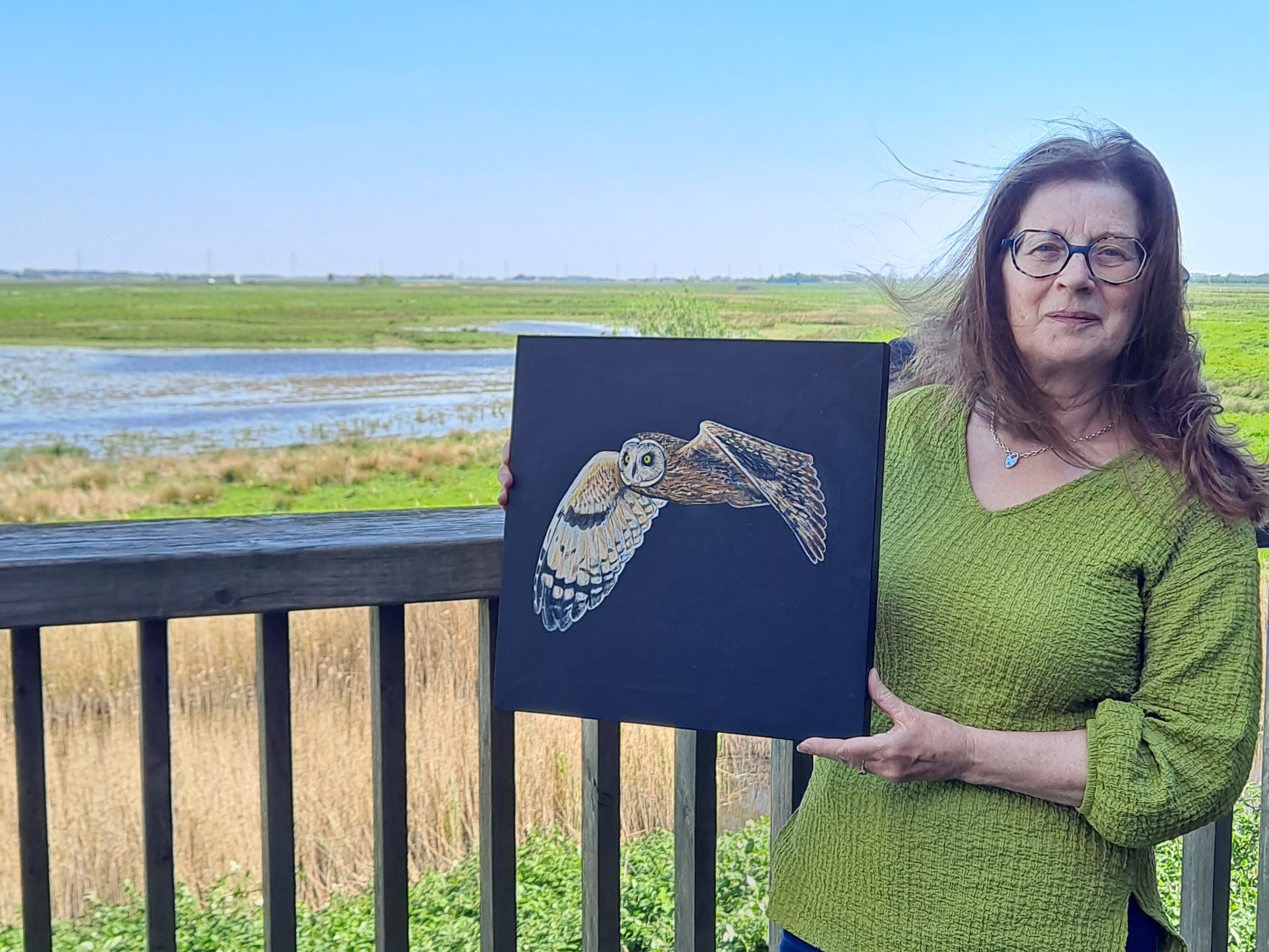 Deborah Barrett artwork in our cafe