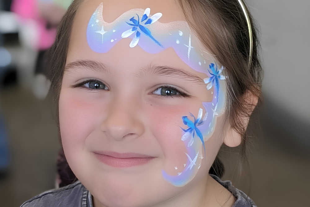 Dragonfly Face Painting
