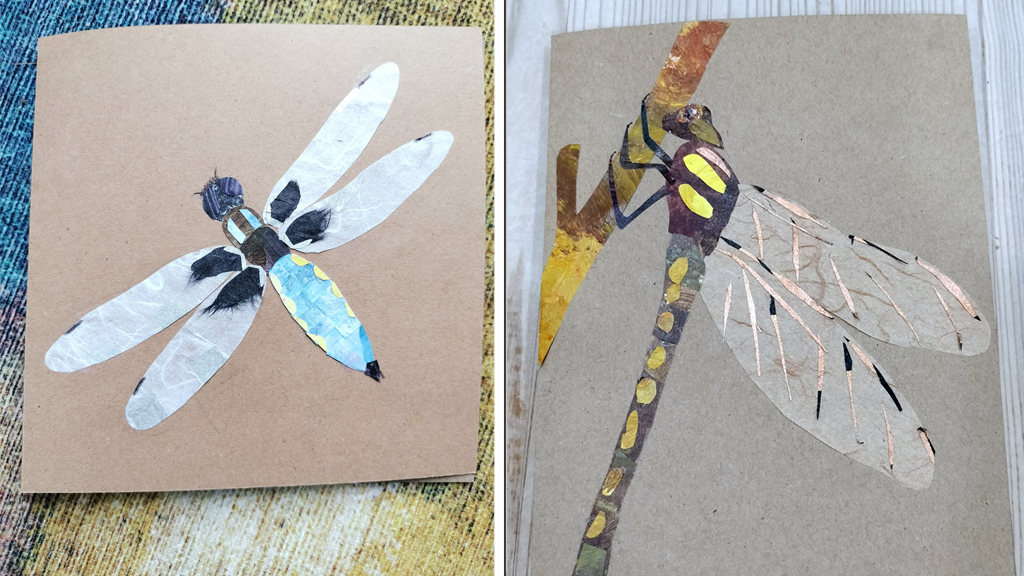Dragons & Damsels Collage workshop