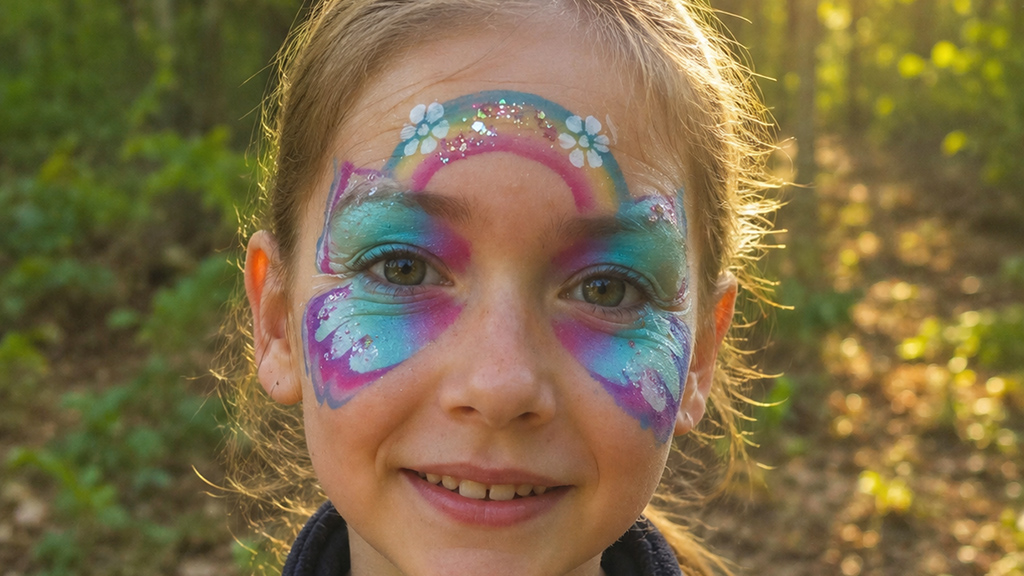Dragonfly Face Painting