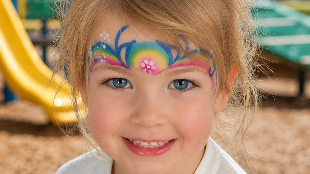 Dragonfly Face Painting August