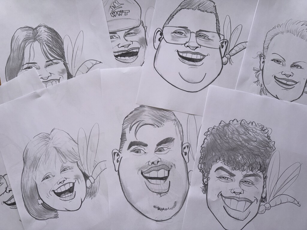 Dragonfly Caricatures: Let us draw you  as a dragonfly!